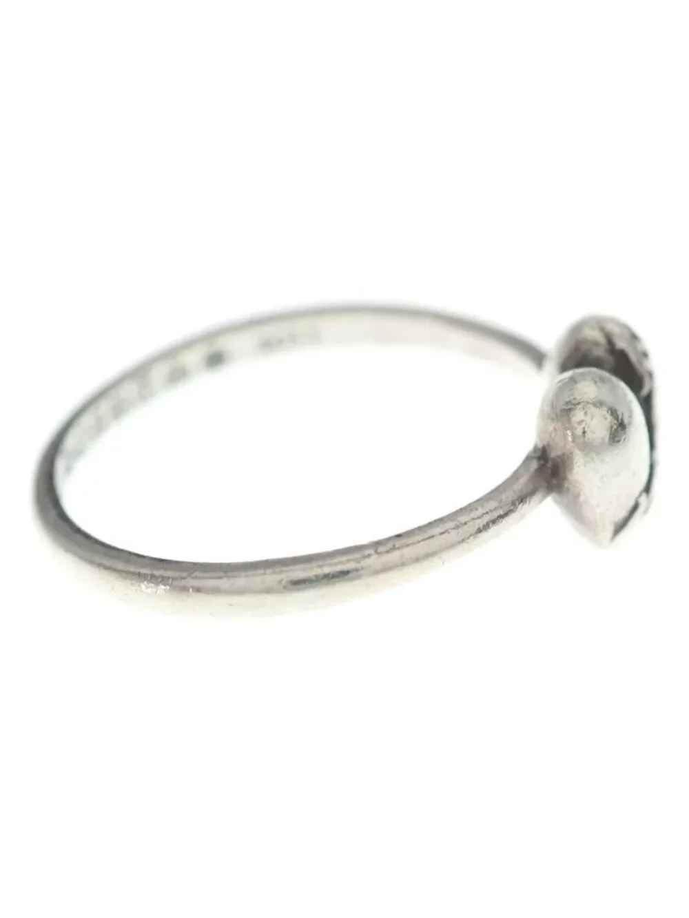 Chrome Hearts Bubblgm Heart Bubble Gum Ring Silver